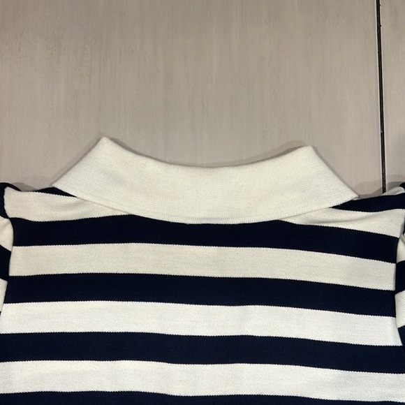 Juicy Couture Vintage Y2K Striped Polo Puff Short Sleeve Top Size Small - Picture 10 of 13